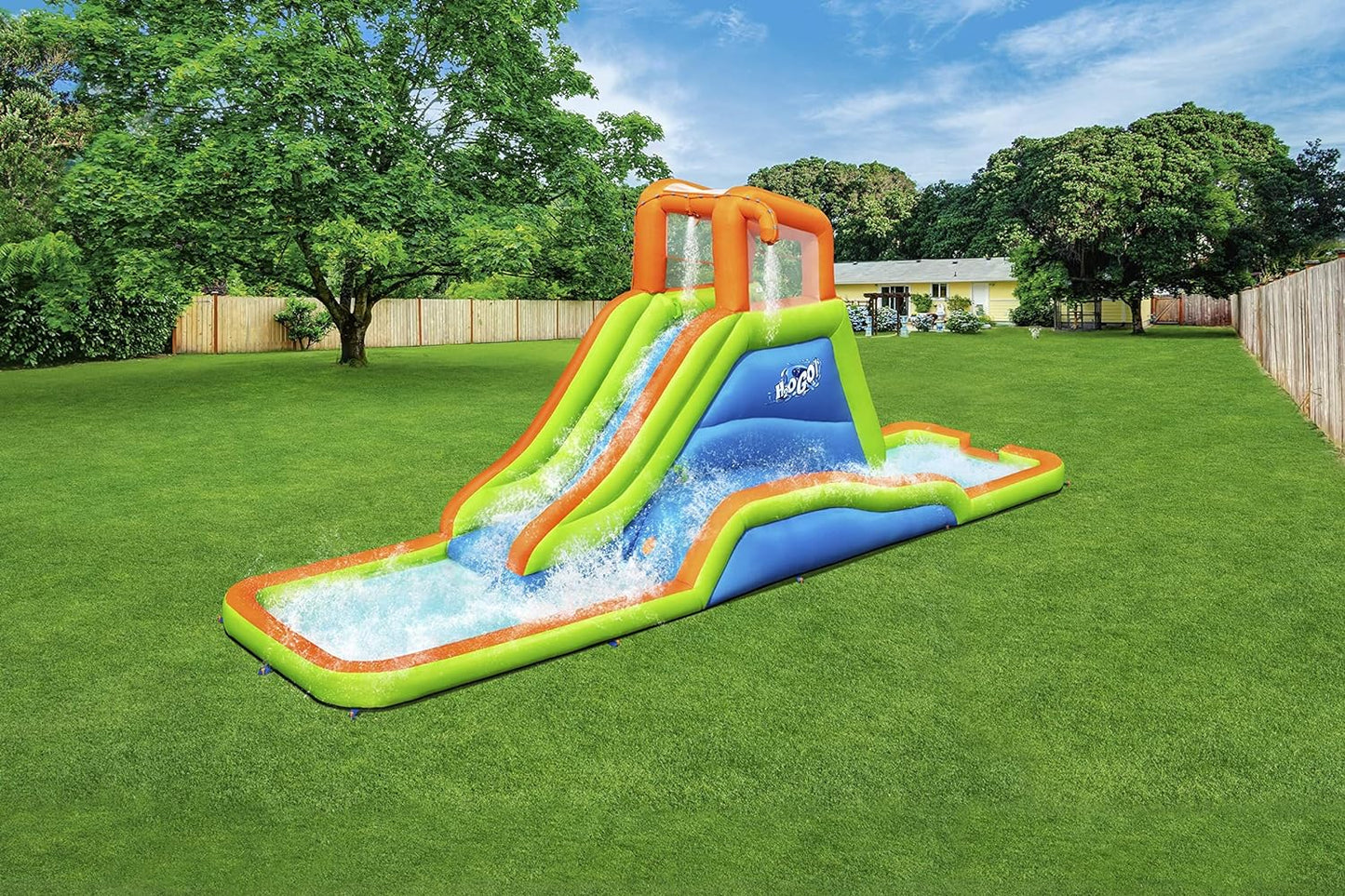 Bestway H2OGO! Aquaventure Kids Inflatable Mega Water Splash Park with Slide